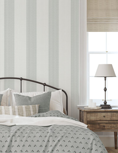 Papel Tapiz Essential Stripes 9811-4 ejemplo