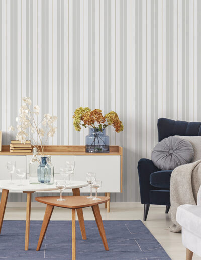 Papel Tapiz Essential Stripes 9815-3 ejemplo