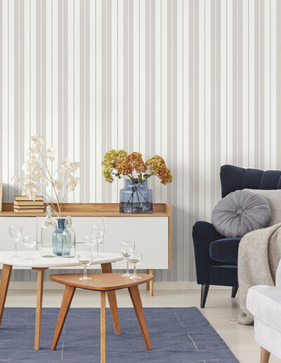 Papel Tapiz Essential Stripes 9815-5 ejemplo