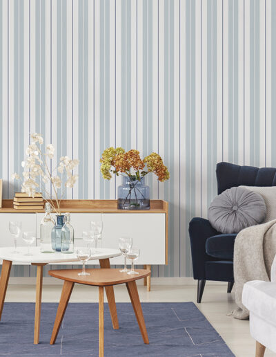 Papel Tapiz Essential Stripes 9815-6 ejemplo