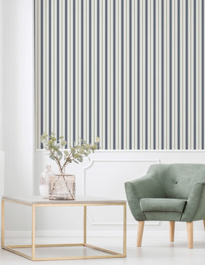 Papel Tapiz Essential Stripes 9816-1 ejemplo