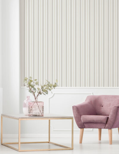 Papel Tapiz Essential Stripes 9816-3 ejemplo