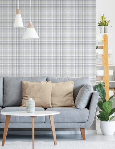 Papel Tapiz Essential Stripes 9819-3 ejemplo