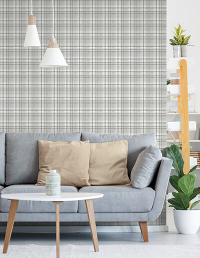 Papel Tapiz Essential Stripes 9819-4 ejemplo