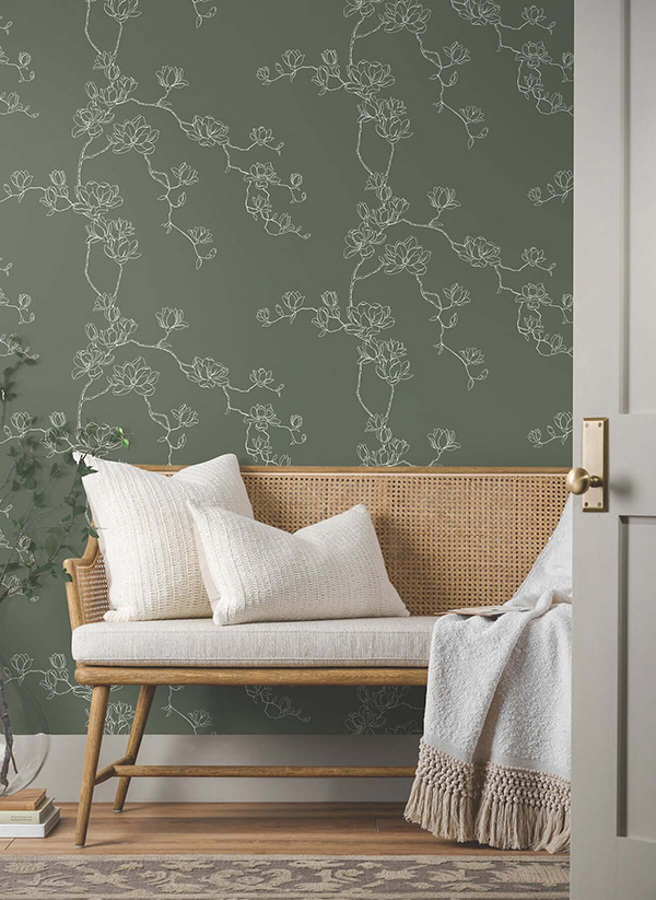 Papel Tapiz Magnolia Home MF4735 instalado