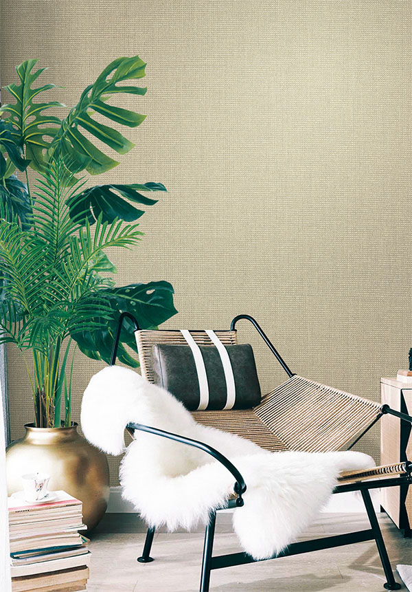 Papel Tapiz Natural Lux NAT4035B instalado